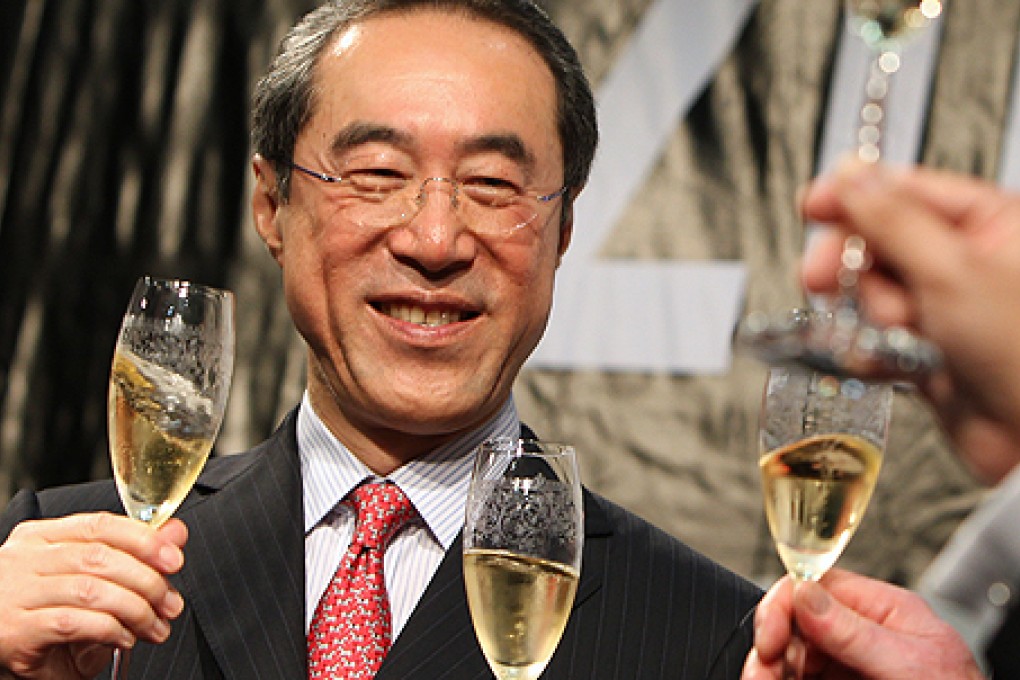 Henry Tang YIng-yen at a food and hospitality tradeshow in Wan Chai in 2011. Photo: Felix Wong