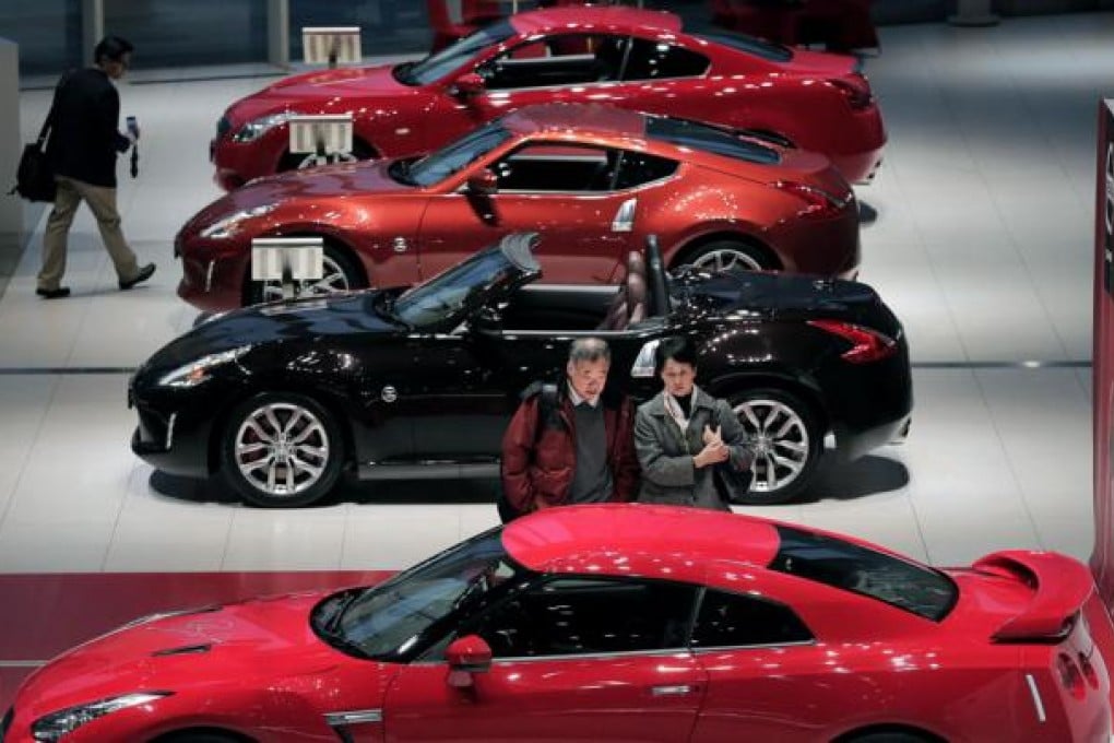 Nissan Motor says it sold 115,700 cars with its joint-venture partners on the mainland last month, 22.2 per cent more than a year earlier. Photo: AP