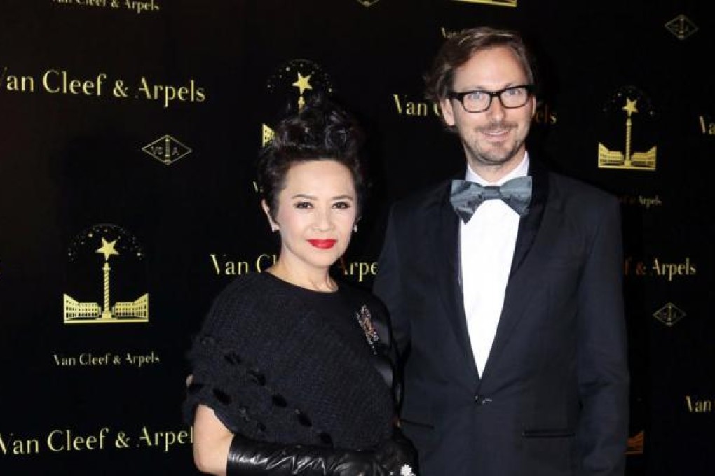 Local star Deanie Ip with Van Cleef's president and CEO Nicolas Bos.