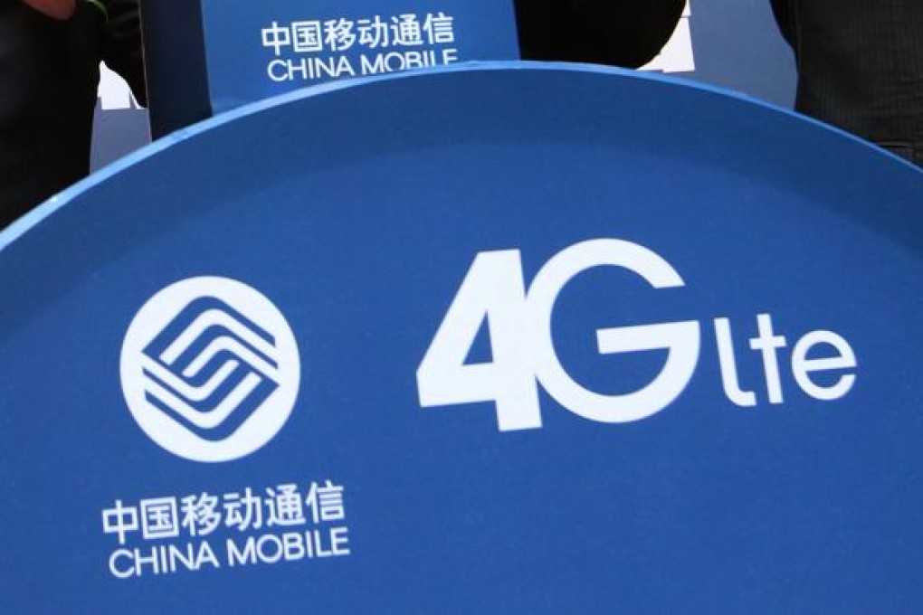 China Mobile began trialing its 4G service, based on a homegrown standard known as TD-LTE in 2010. Photo: SCMP