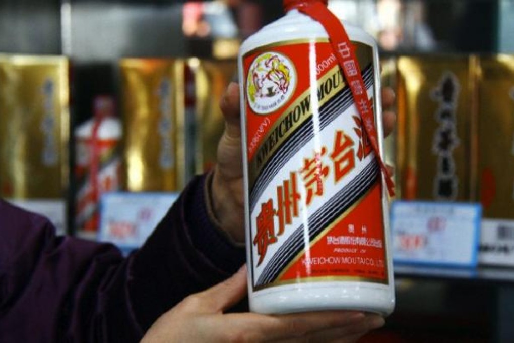 A bottle of Kweichow Moutai, Chinas national liquor