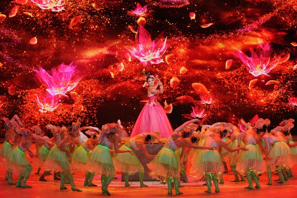 A performance from CCTV's 2010 Spring Festival Gala, which is traditional television fare for mainlanders every year. Photo: China Foto Press