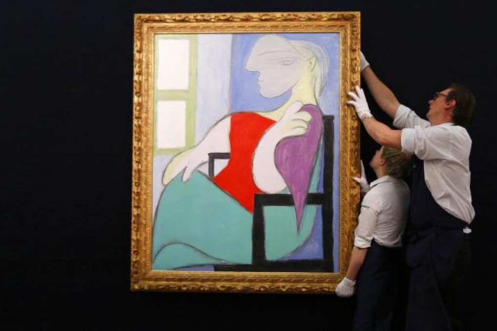 Pablo Picasso's Femme assise pres d'une fenetre. Photo: Reuters