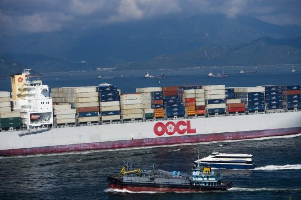 The carriers, including the Tung-family controlled Orient Overseas Container Line , put forward the plan in a notice issued from the US yesterday. Photo: Bloomberg