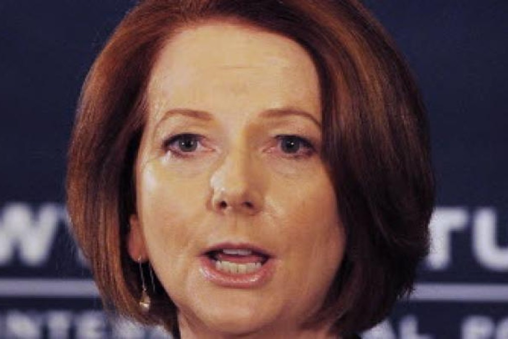 Australian Prime Minister Julia Gillard. Photo: AFP
