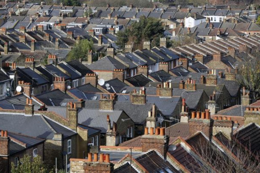British residential property rent inflation is expected to slow this year. Photo: Bloomberg