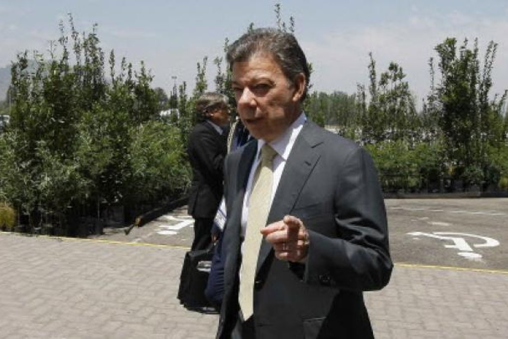 olombia's President Juan Manuel Santos. Photo: Reuters