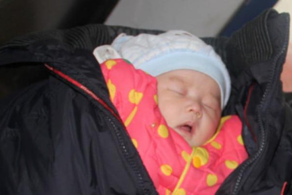 Chen gave her daughter away to  a relative, who later claimed to have found her at their doorstep. Photo: Weibo