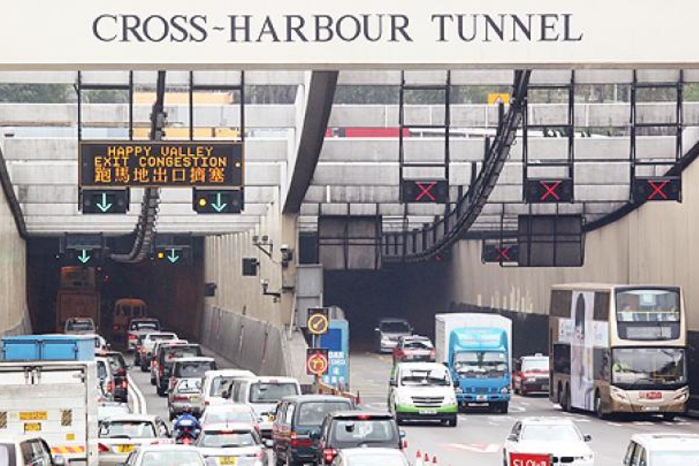 The government unveiled three plans to cut congestion at the Hung Hom Cross-Harbour Tunnel on Friday. Photo: Dickson Lee