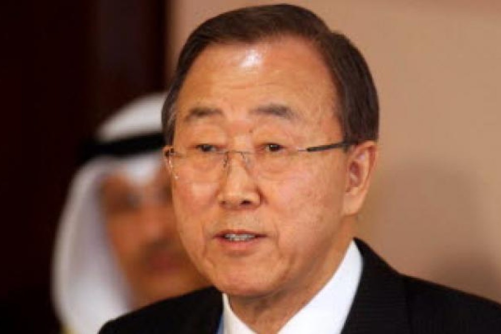 UN secretary general Ban Ki-Moon. Photo: AFP