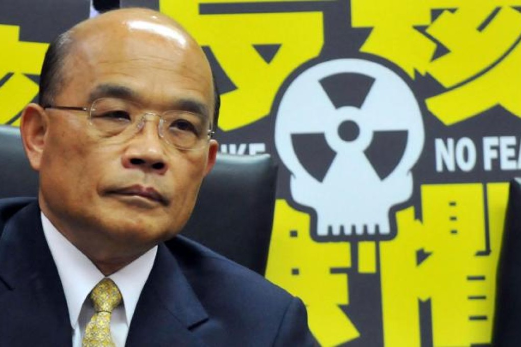 DPP chairman Su Tseng-chang. Photo: AFP