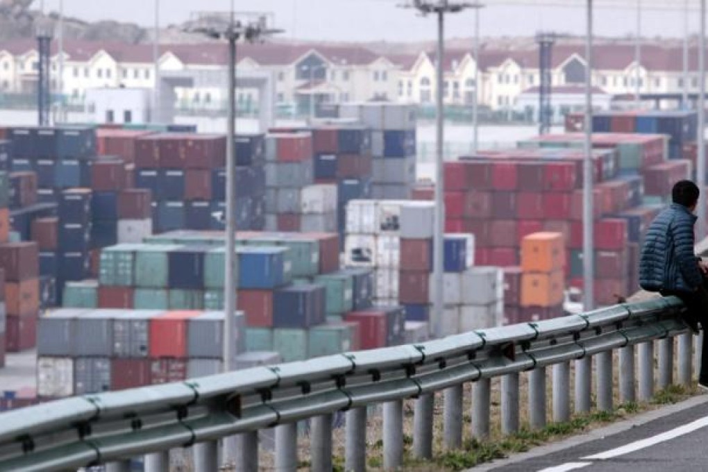 The trade surplus widened 7.7 per cent to US$29.2b as outbound shipments jumped 25 per cent year on year in January. Photo: Bloomberg