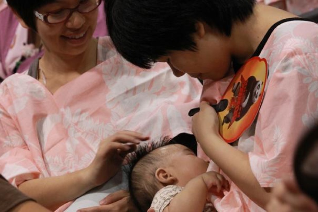 WHO recommends breastfeeding exclusively until the age of six months. Photo: May Tse