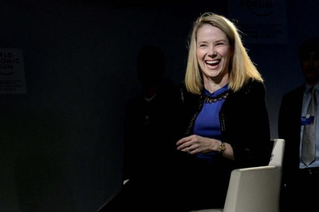 Marissa Mayer says Yahoo hired 120 staff with computer science degrees recently to push for product improvements. Photo: AP