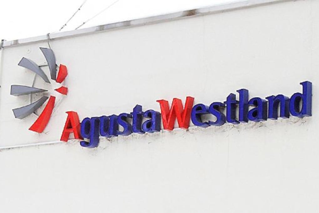 India’s defence ministry has said the helicopter contract with AgustaWestland included an integrity clause against bribery or the use of undue influence. Photo: EPA