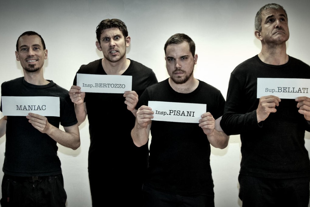 The cast of Accidental Death of an Anarchist, playing at the Fringe next month. Photo: Lorenza Mazzucco