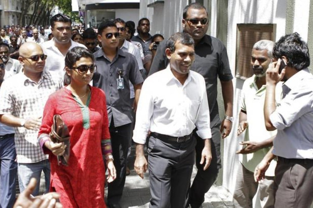 Former Maldivian leader Mohamed Nasheed, who has taken refuge at the Indian embassy. Photo: AFP