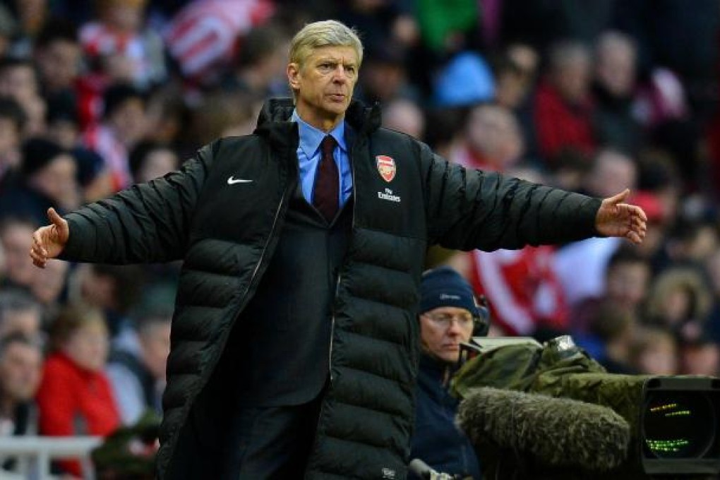 Arsenal manager Arsene Wenger watches his players in action. The Gunners face Blackburn Rovers today in the FA Cup. Photo: AFP
