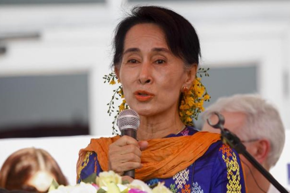 Aung San Suu Kyi is failing to take a stand. Photo: EPA