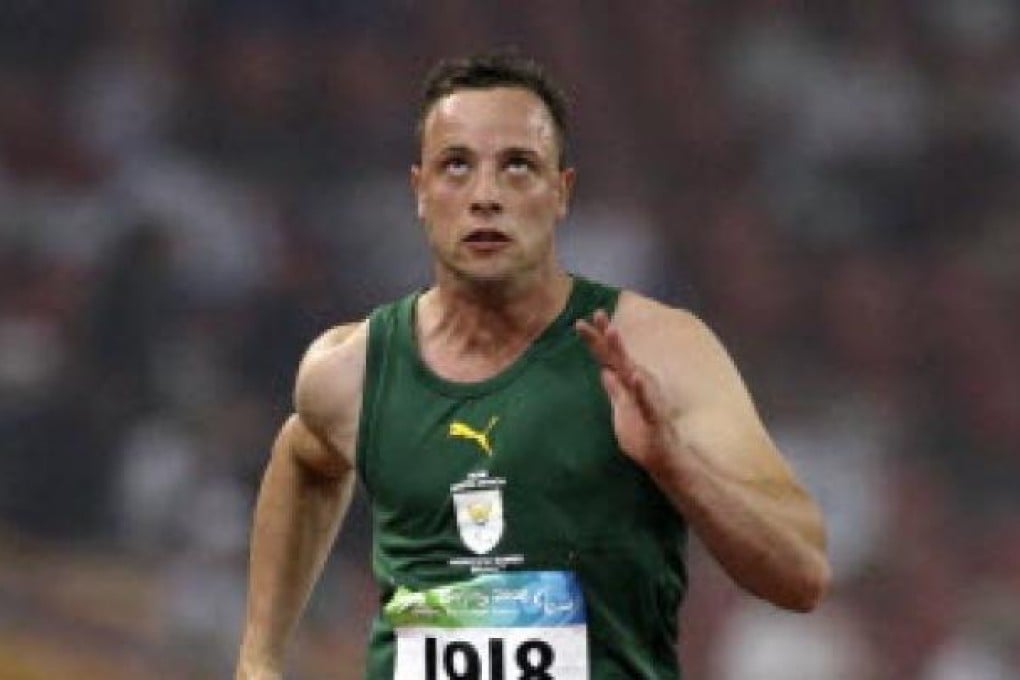 South African paralympic and Olympic sprinter, Oscar Pistorius. Photo: Reuters