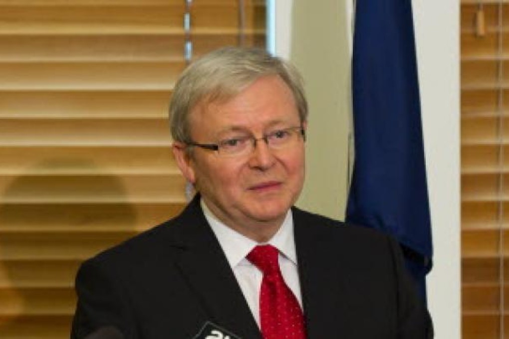 Kevin Rudd. Photo: Xinhua