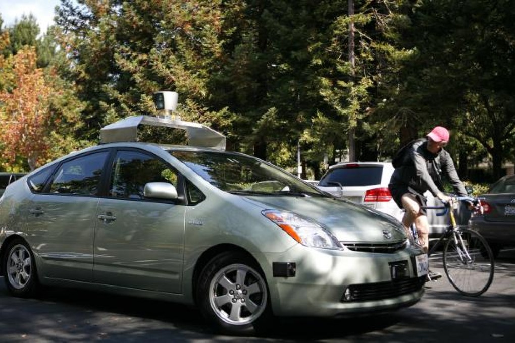 The self-driving car developed by Google. Photo: NYT