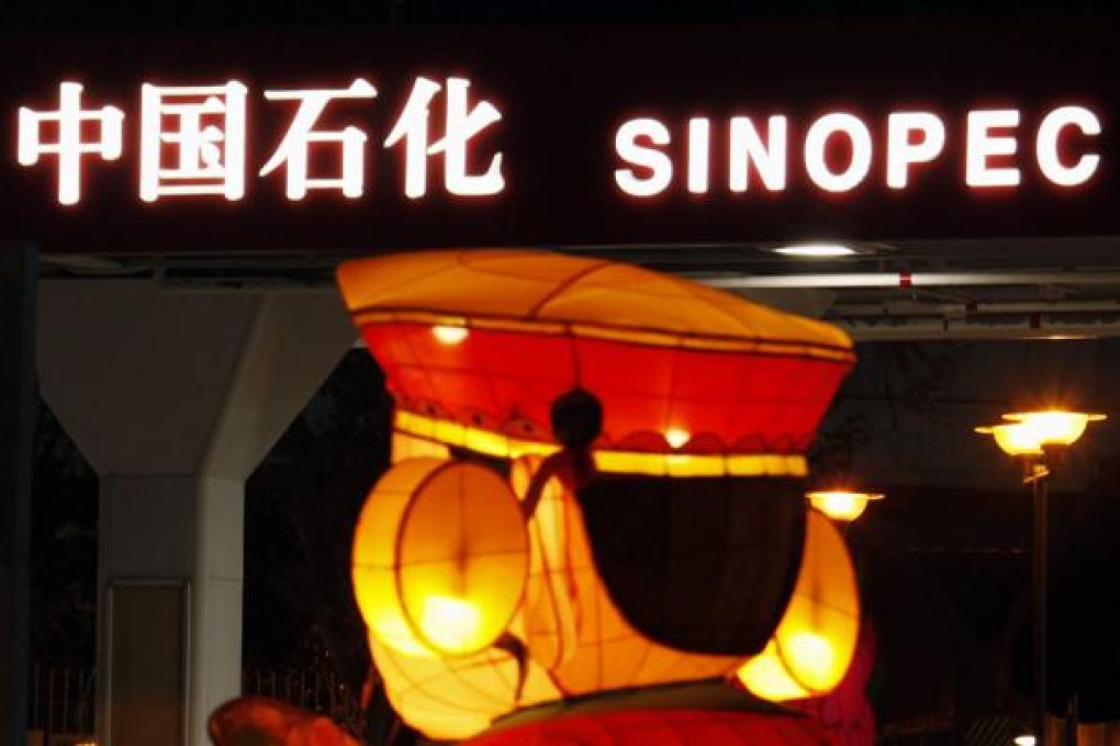 Sinopec's shares closed at HK$8.72 yesterday. Photo: Reuters