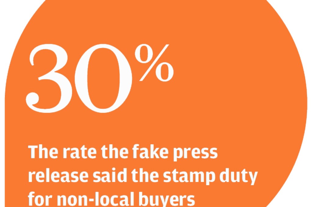 Interior designer arrested for posting fake stamp duty statement online