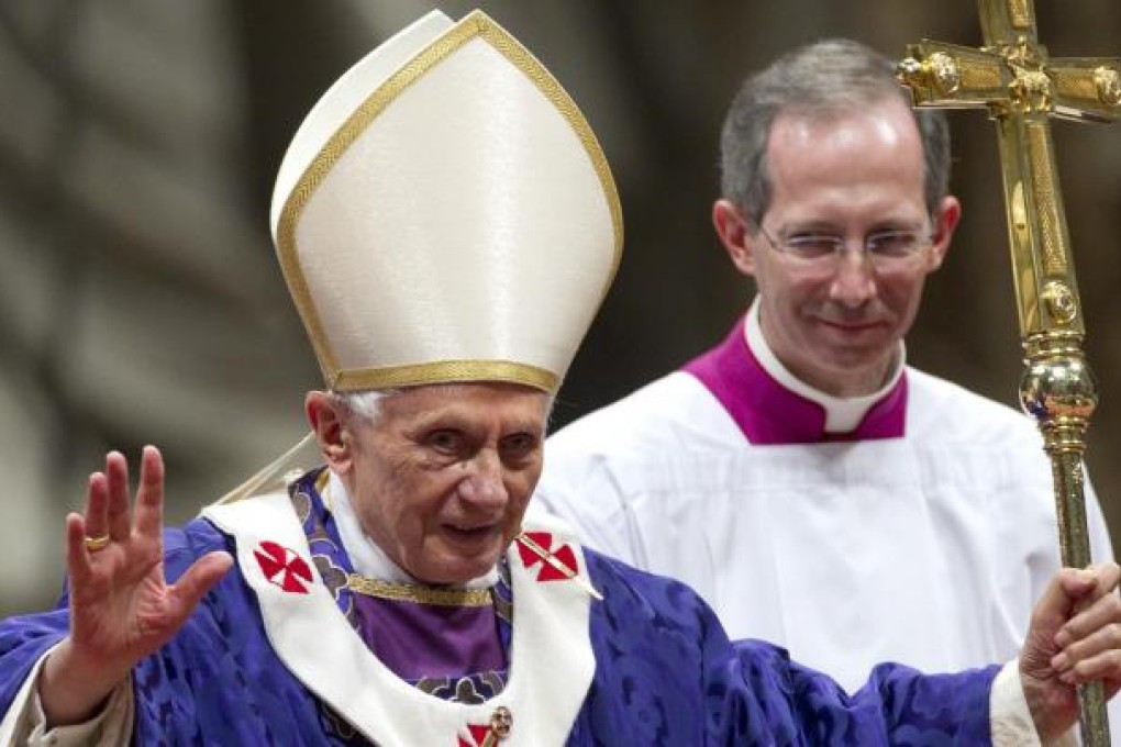 Pope Benedict XVI announced that he would resign on February 28, 2013. Photo: EPA