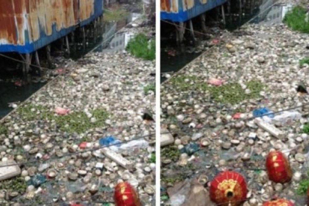 Photos Jin Zengmin posted on his Sina Weibo. Photo: SCMP Pictures