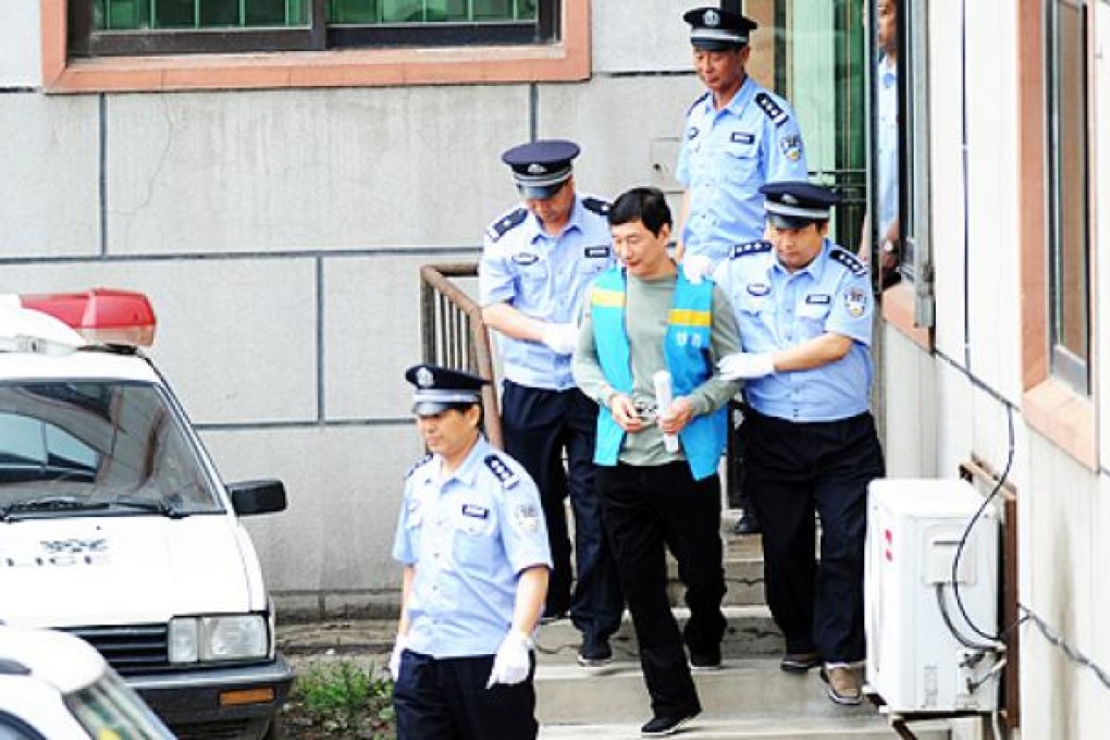 Former CFA head Nan Yong leaves court. Photo: Xinhua