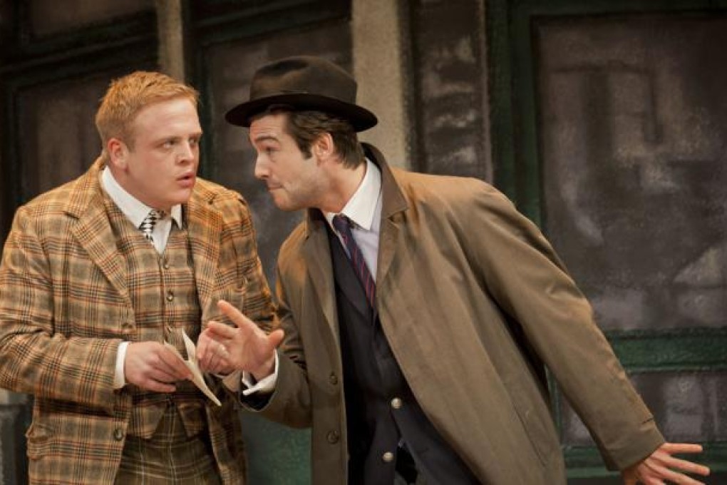 A scene from One Man, Two Guvnors.