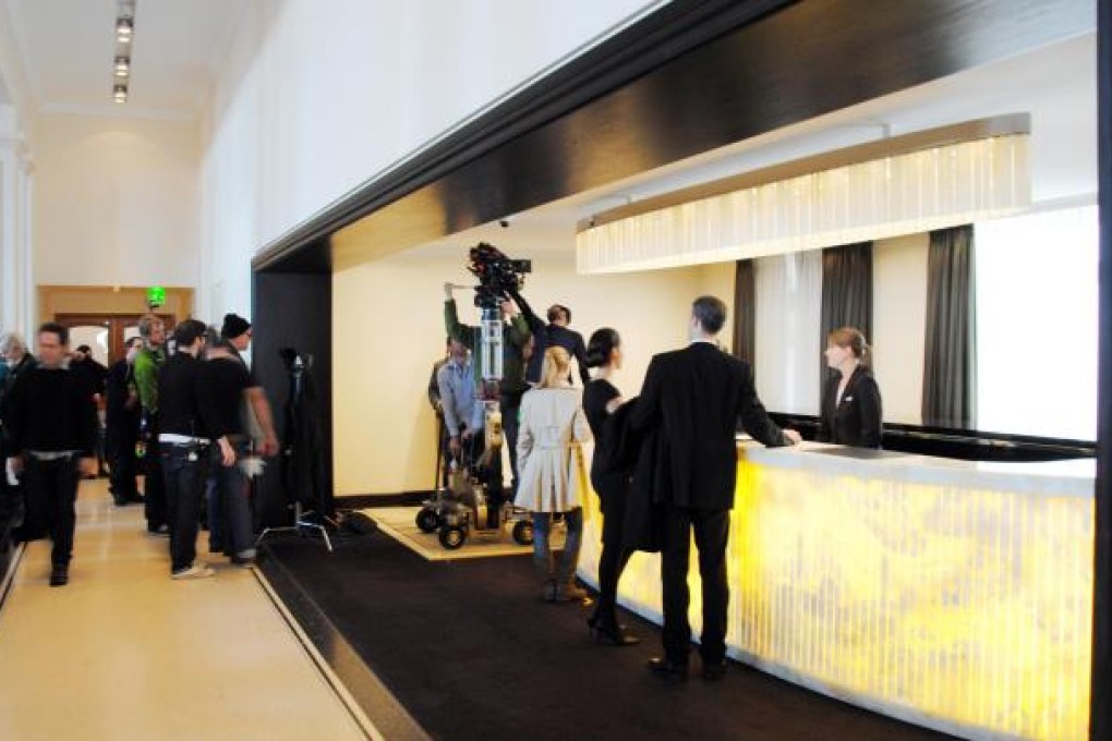 The making of ''The Girl with the Dragon Tattoo'', in The Dolder Grand hotel, Zurich. Photos: Republic Pictures/Photofest