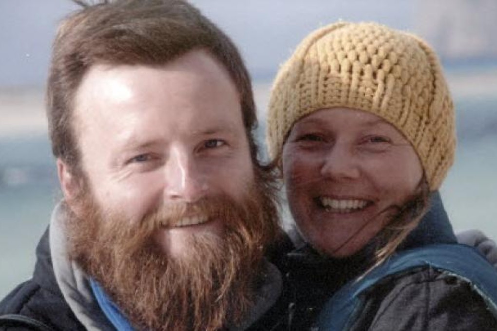 British couple Peter Root and Mary Thompson, both 34, who were killed in Thailand last Wednesday in a road accident during their round-the-world cycling odyssey.. Photo: AP