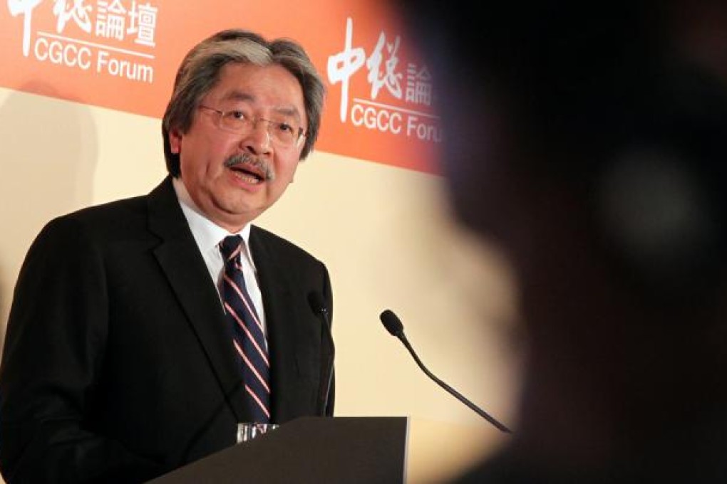 John Tsang Chun-wah. Photo: May Tse