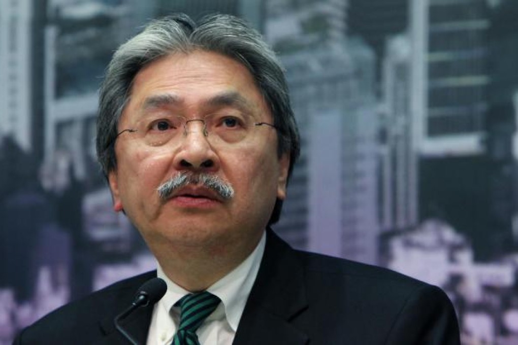 Financial Secretary John Tsang Chun-wah