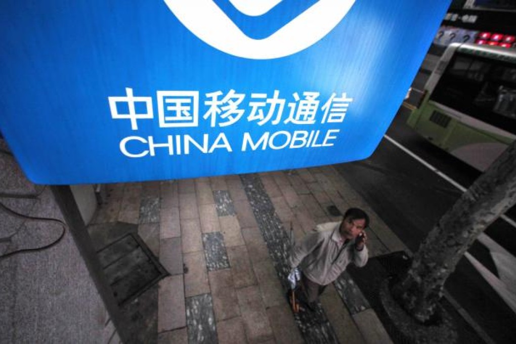 The latest numbers show that China Mobile had 38 per cent of the 3G market at the end of January. Photo: Reuters