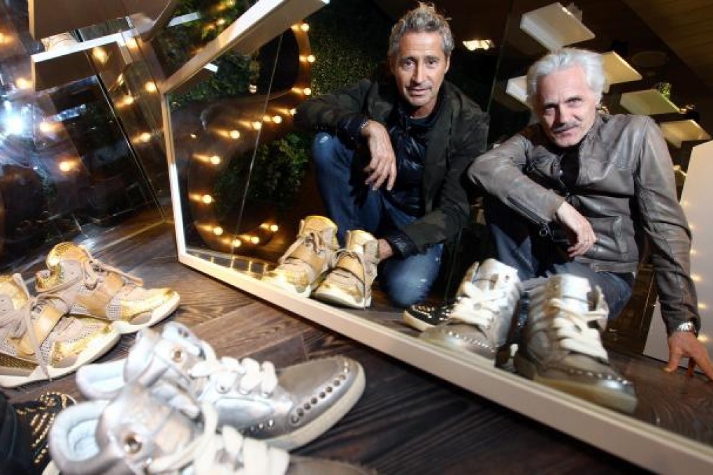 Patrick Ithier (left) and Leonello Calvani of fashion shoe brand Ash. Photo: May Tse