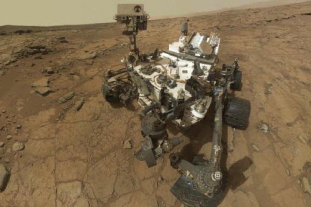 A Nasa handout image of the Curiosity rover on Mars. Photo: Reuters