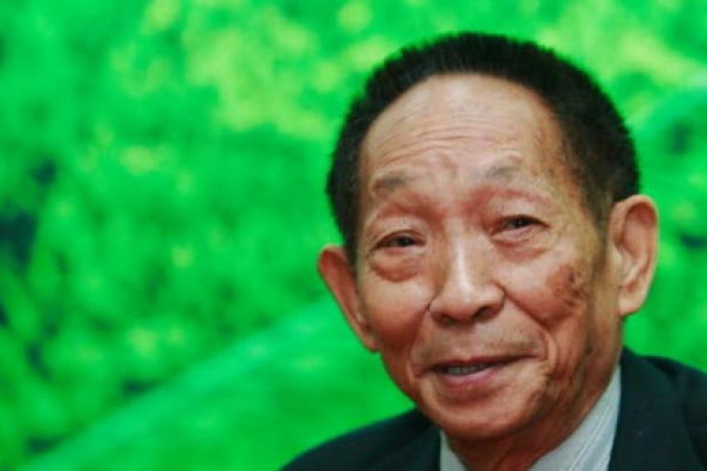 Yuan Longping is known as the "father of rice". Photo: SCMP pictures