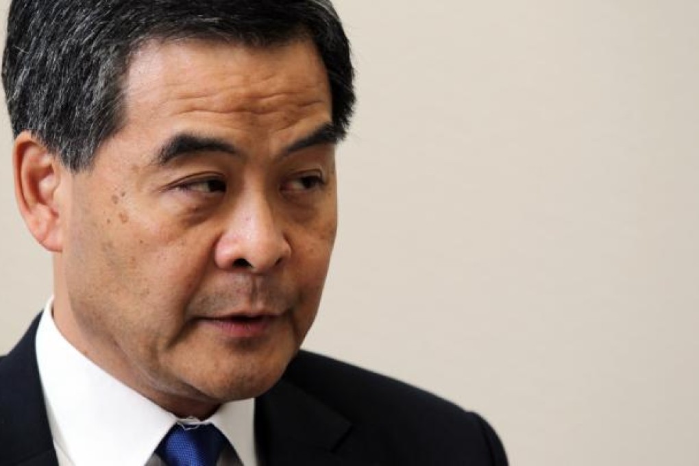 Chief Executive Leung Chun-ying. Photo: K. Y. Cheng