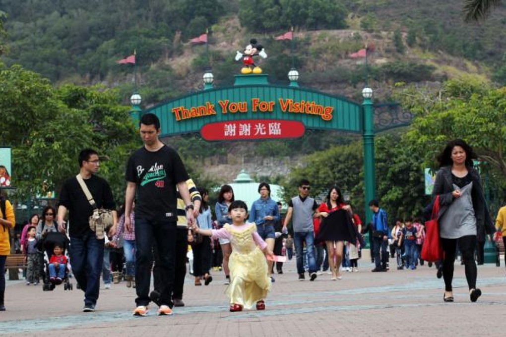 Hong Kong Disneyland has made a profit for the first time after opening seven years.