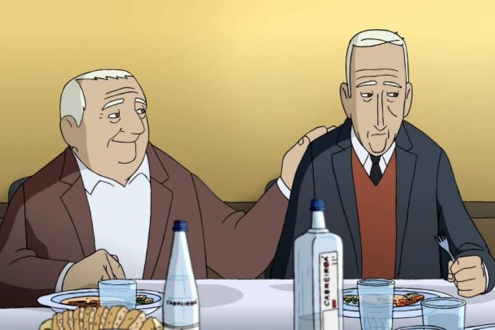 Miguel (left) and Emilio are roommates in Ignacio Ferreras' animated film Wrinkles.