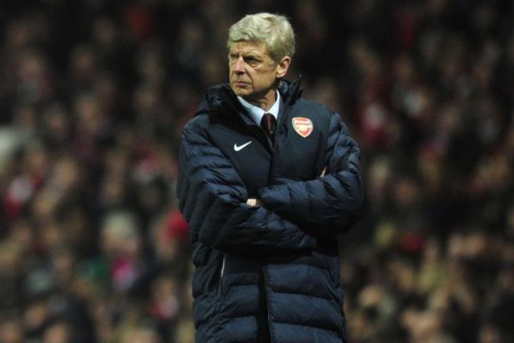 Wenger loses his unflappable veneer.