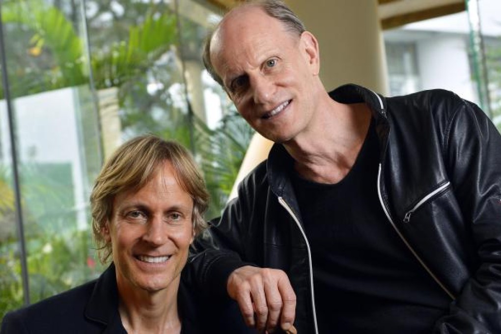 James Costello (far left) and Stephen Costello; . Photo: Warton Li