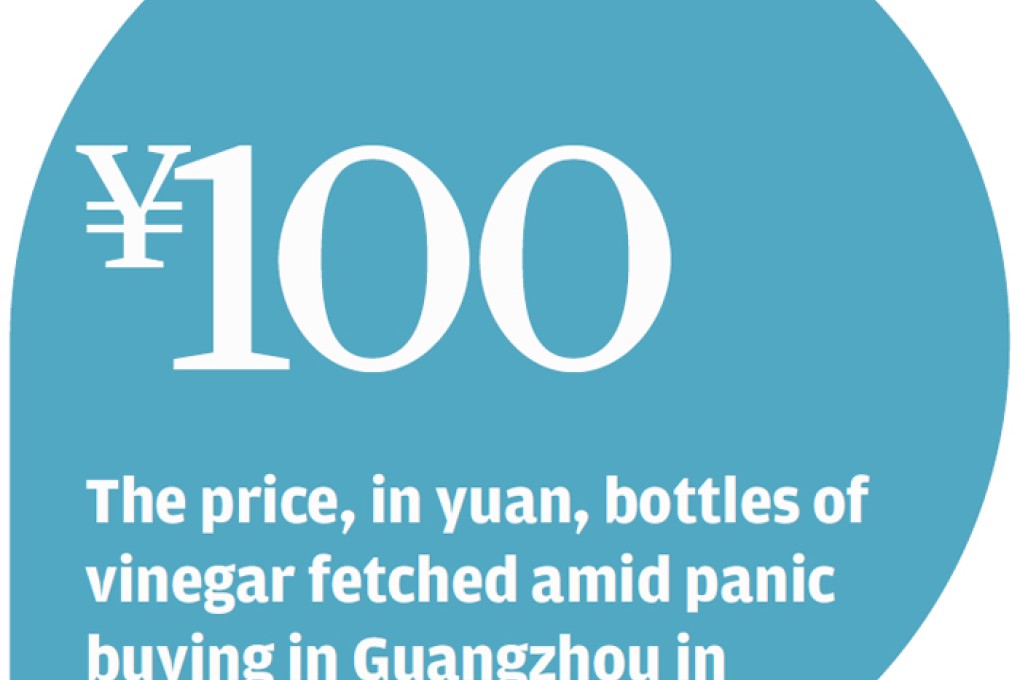 When Sars first spread, Guangzhou residents sought out vinegar