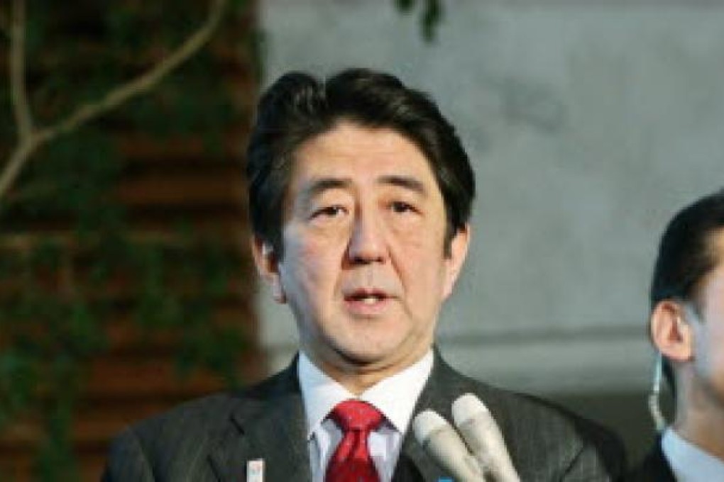 Japanese Prime Minister Shinzo Abe. Photo: AFP