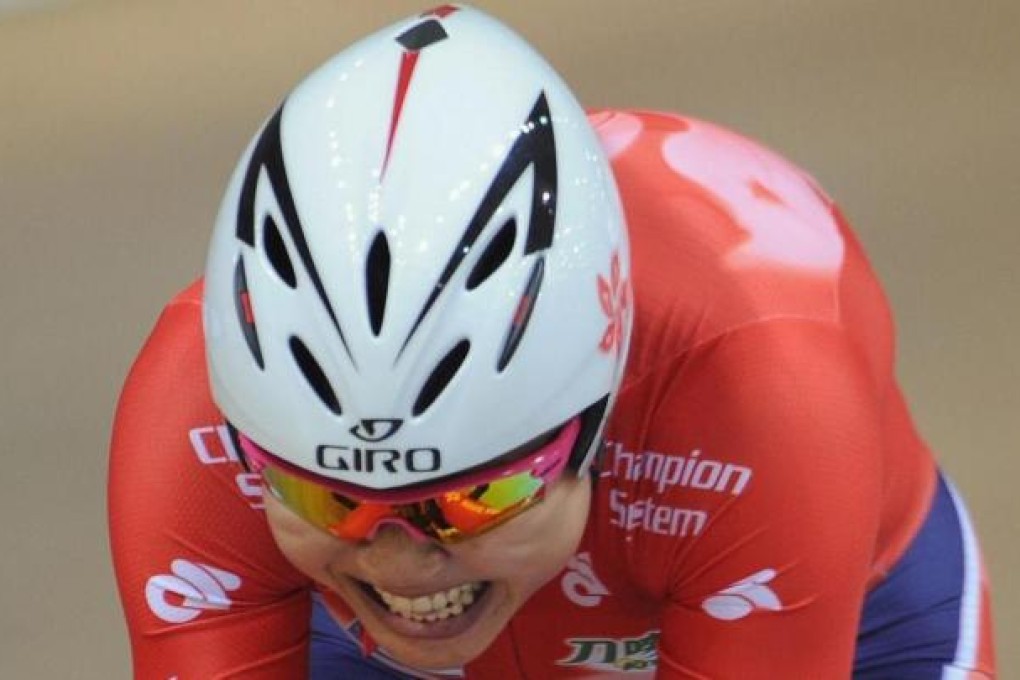 A determined Sarah Lee fought back from a poor start in the 500m time trial to seal victory. Photo: AFP