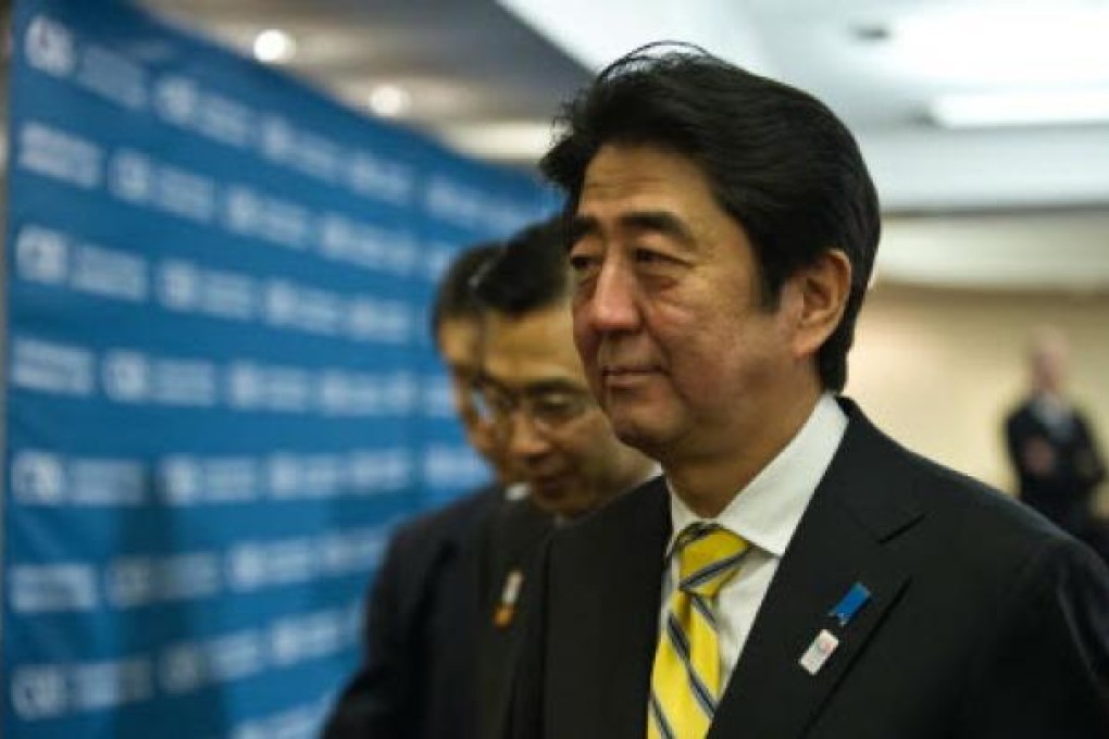 Japanese Prime Minister Shinzo Abe. Photo: AFP