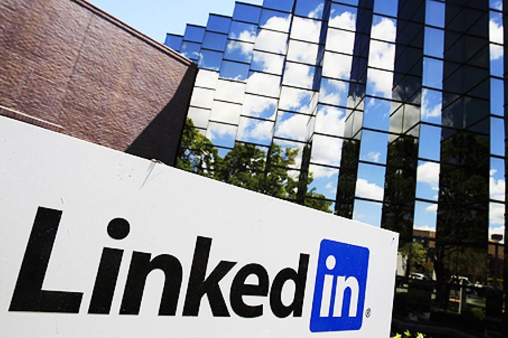California-based LinkedIn has 200 million worldwide users, but only 1 per cent of that come from China. Photo: AP
